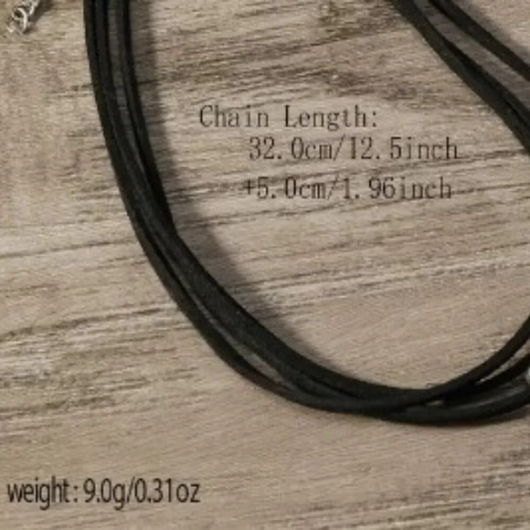 Set of 3 Unisex Boho-Chic Vintage-Inspired Beaded Necklaces PU Leather - Picture 9 of 14